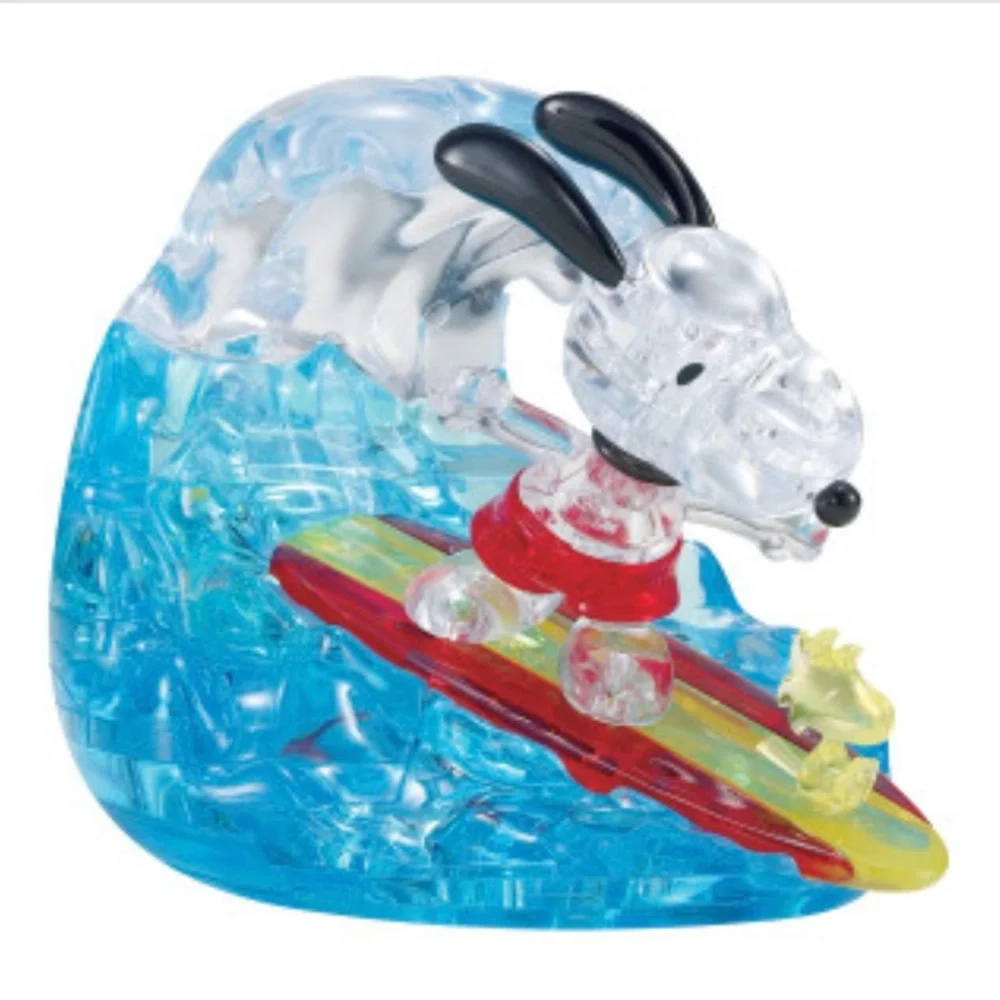 Snoopy Surf Licensed Crystal 3D Puzzle 41 Pieces Age 12+